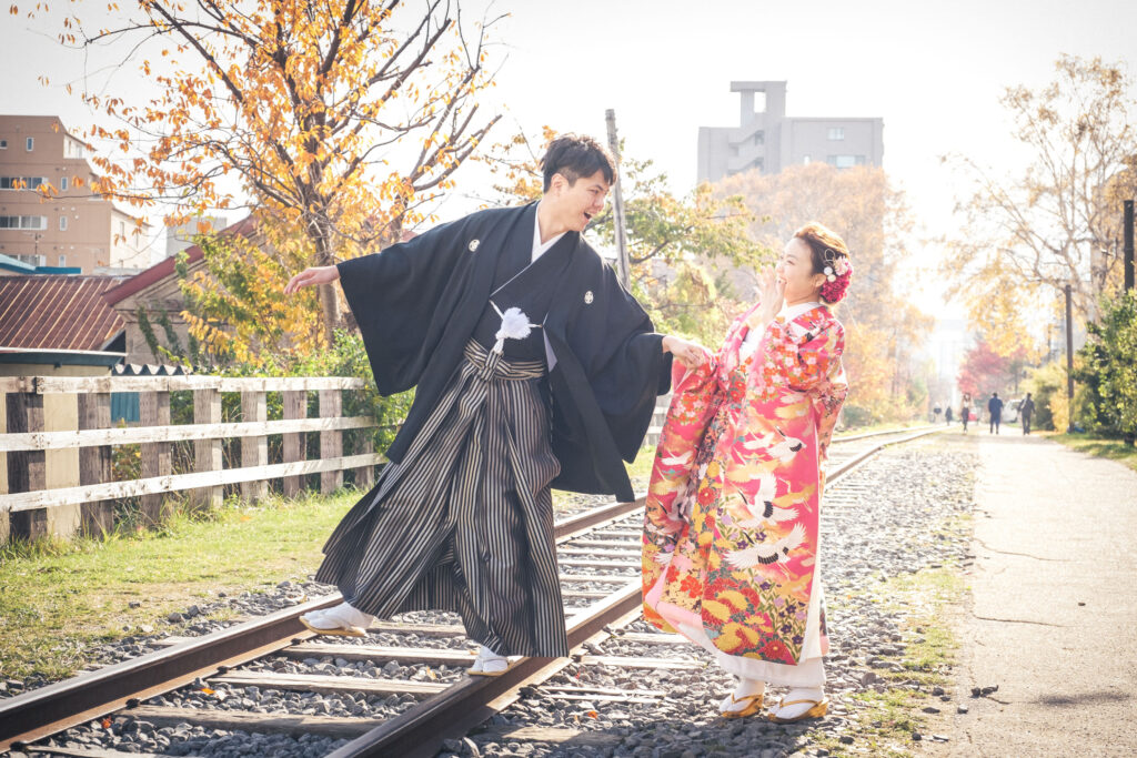 Otaru bridal &wedding kimono photo shoot 