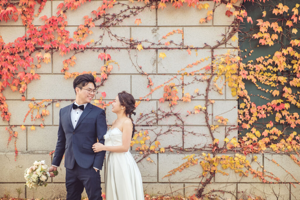 otaru prenup photo shoot in autumn