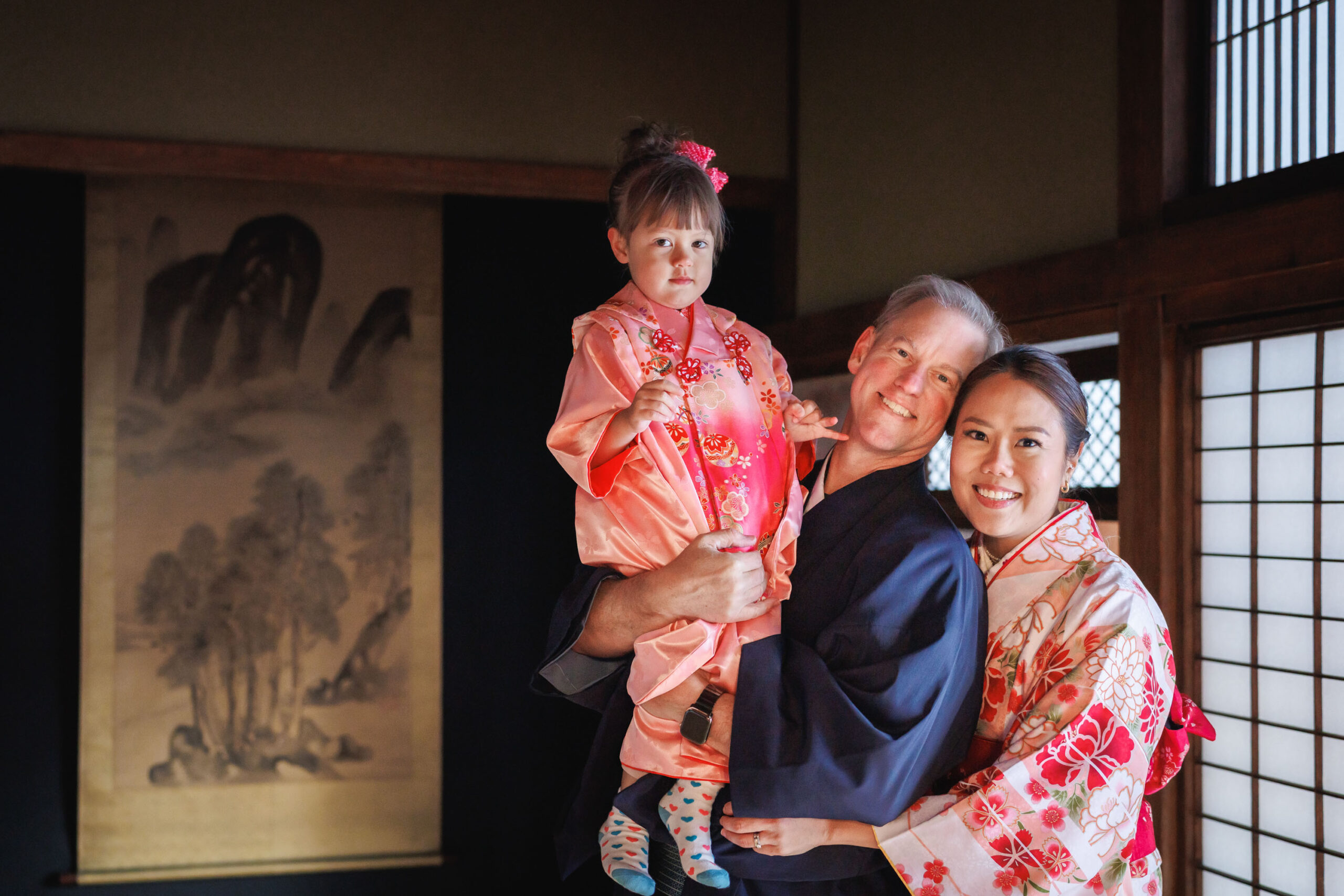 Family photo shoot in Hokkaido