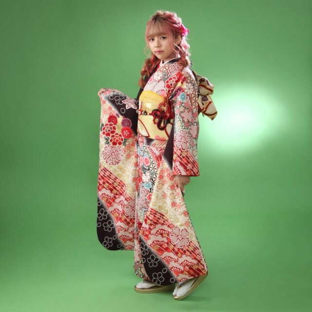 札幌市の前撮り写真 振袖 はかまレンタル白い写真館ミズノ衣裳部 清田区 豊平区